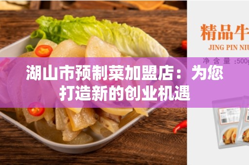 湖山市预制菜加盟店：为您打造新的创业机遇