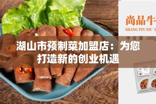 湖山市预制菜加盟店：为您打造新的创业机遇