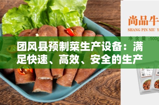 团风县预制菜生产设备：满足快速、高效、安全的生产需求