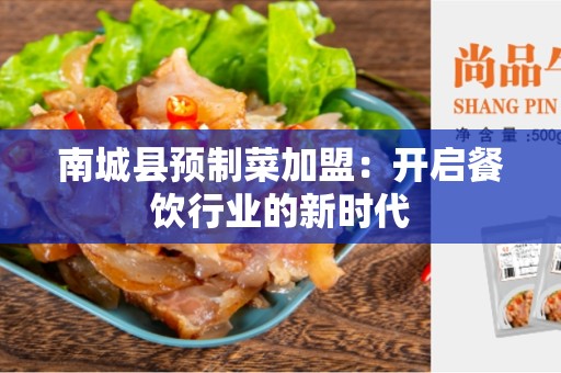 南城县预制菜加盟：开启餐饮行业的新时代