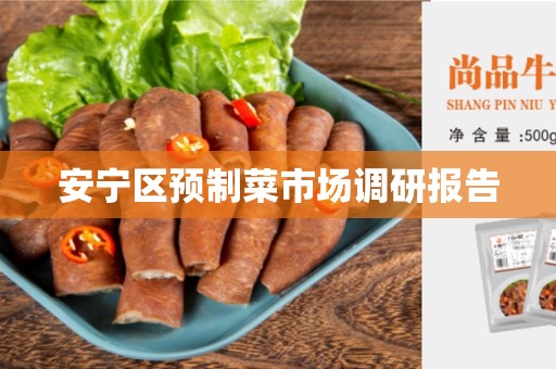 安宁区预制菜市场调研报告