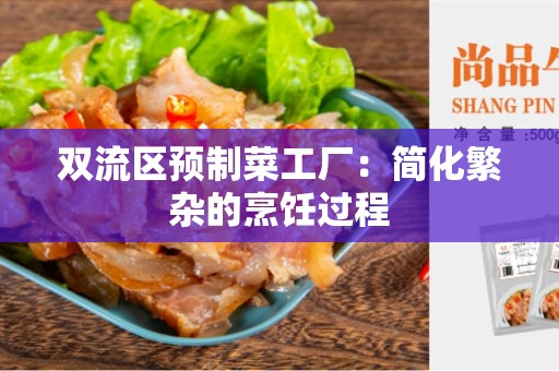双流区预制菜工厂：简化繁杂的烹饪过程