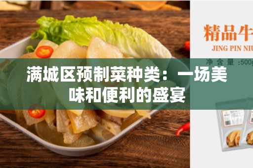 满城区预制菜种类：一场美味和便利的盛宴