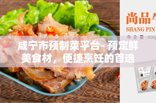 咸宁市预制菜平台- 预定鲜美食材，便捷烹饪的首选