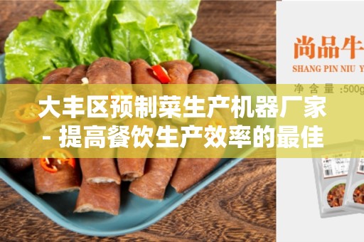 大丰区预制菜生产机器厂家- 提高餐饮生产效率的最佳选择