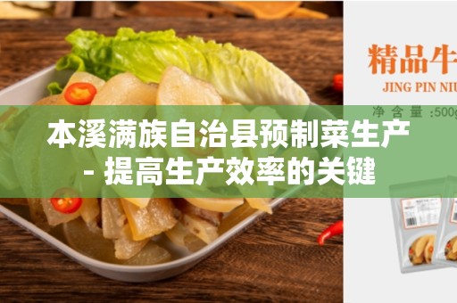 本溪满族自治县预制菜生产- 提高生产效率的关键