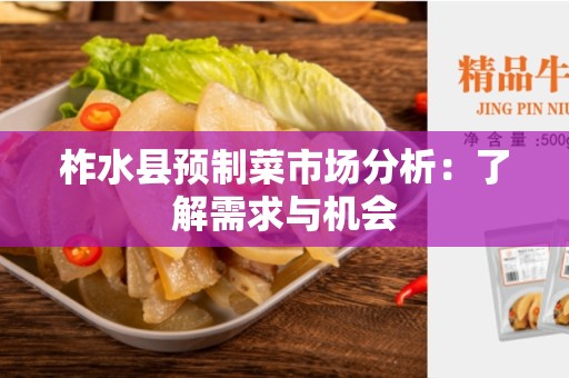 柞水县预制菜市场分析：了解需求与机会