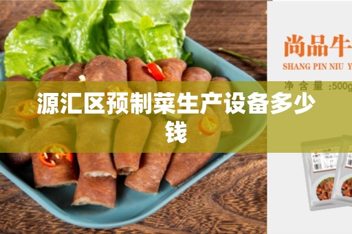 源汇区预制菜生产设备多少钱