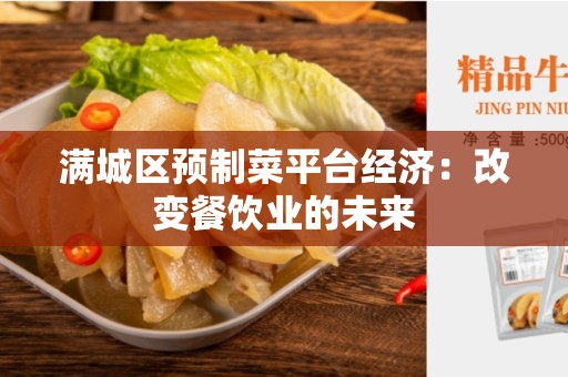 满城区预制菜平台经济：改变餐饮业的未来