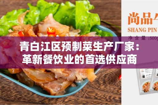 青白江区预制菜生产厂家：革新餐饮业的首选供应商