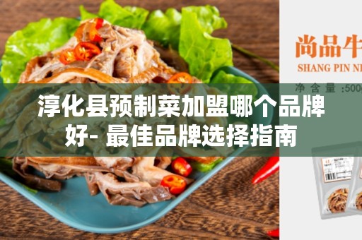 淳化县预制菜加盟哪个品牌好- 最佳品牌选择指南