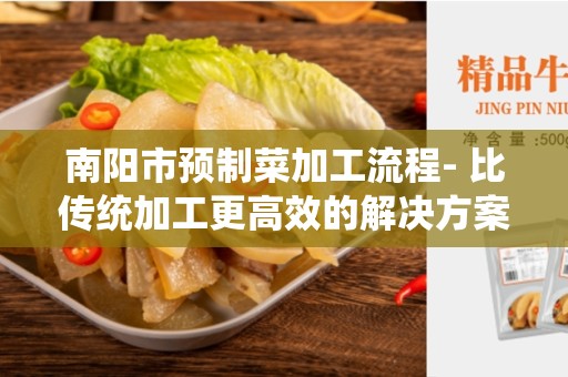 南阳市预制菜加工流程- 比传统加工更高效的解决方案