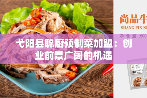弋阳县聪厨预制菜加盟：创业前景广阔的机遇