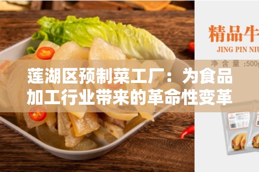 莲湖区预制菜工厂：为食品加工行业带来的革命性变革