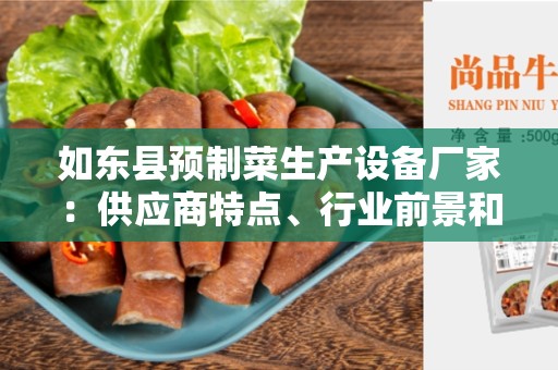如东县预制菜生产设备厂家：供应商特点、行业前景和购买建议