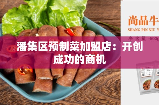 潘集区预制菜加盟店：开创成功的商机