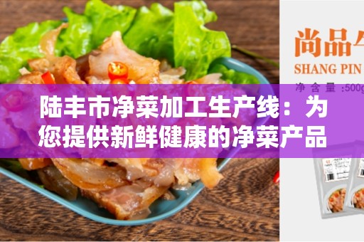 陆丰市净菜加工生产线：为您提供新鲜健康的净菜产品