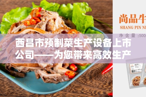 西昌市预制菜生产设备上市公司——为您带来高效生产的选择