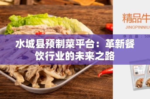 水城县预制菜平台：革新餐饮行业的未来之路