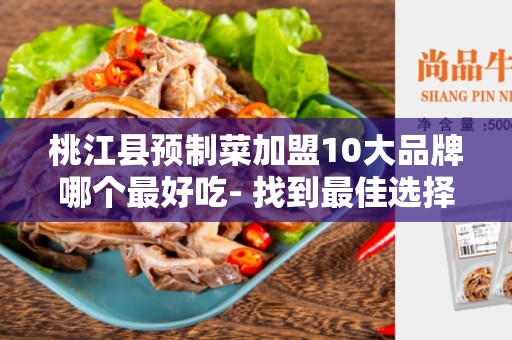 桃江县预制菜加盟10大品牌哪个最好吃- 找到最佳选择