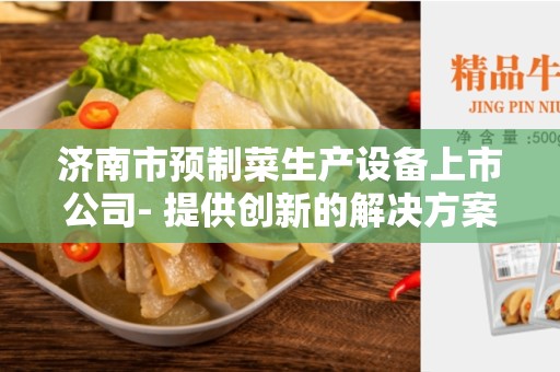 济南市预制菜生产设备上市公司- 提供创新的解决方案