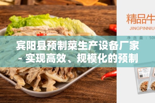 宾阳县预制菜生产设备厂家- 实现高效、规模化的预制菜生产