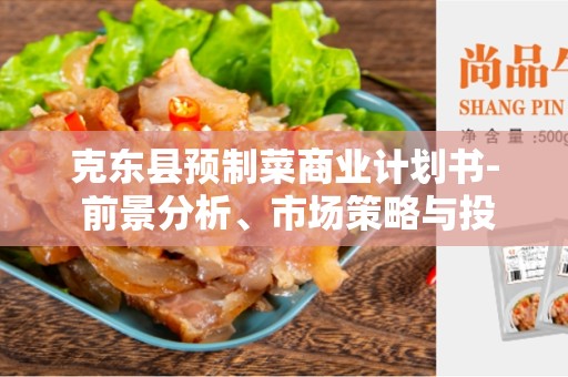 克东县预制菜商业计划书- 前景分析、市场策略与投资回报率