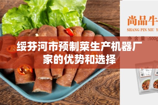 绥芬河市预制菜生产机器厂家的优势和选择