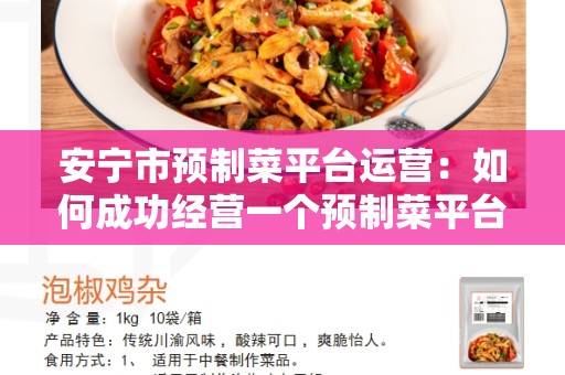 安宁市预制菜平台运营：如何成功经营一个预制菜平台？