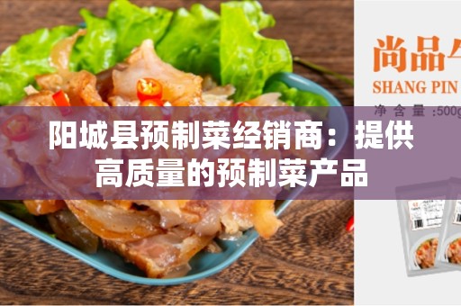 阳城县预制菜经销商：提供高质量的预制菜产品