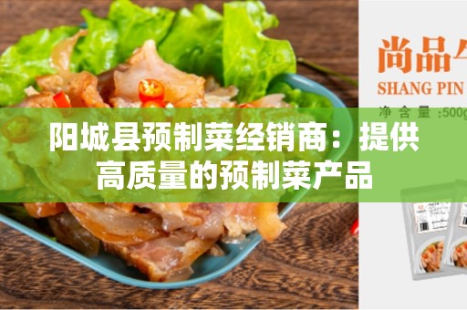 阳城县预制菜经销商：提供高质量的预制菜产品
