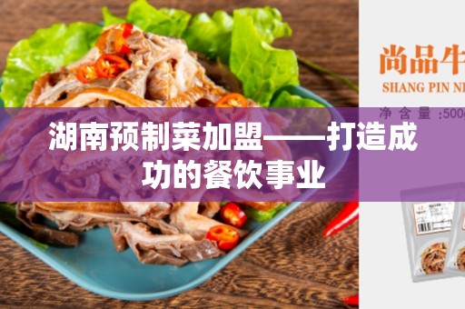 湖南预制菜加盟——打造成功的餐饮事业