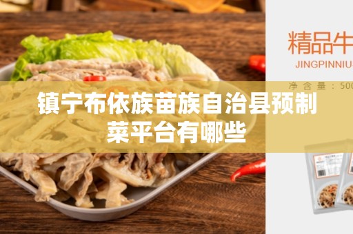 镇宁布依族苗族自治县预制菜平台有哪些