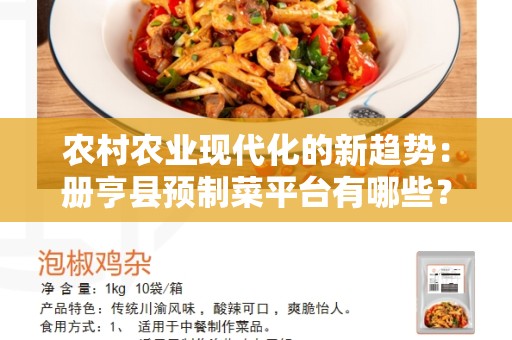 农村农业现代化的新趋势：册亨县预制菜平台有哪些？