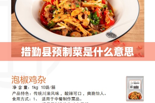 措勤县预制菜是什么意思