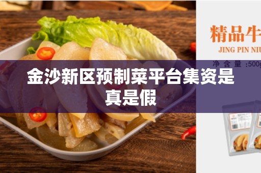 金沙新区预制菜平台集资是真是假
