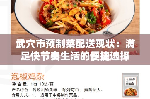武穴市预制菜配送现状：满足快节奏生活的便捷选择