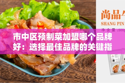 市中区预制菜加盟哪个品牌好：选择最佳品牌的关键指南