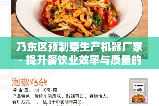 乃东区预制菜生产机器厂家- 提升餐饮业效率与质量的选择