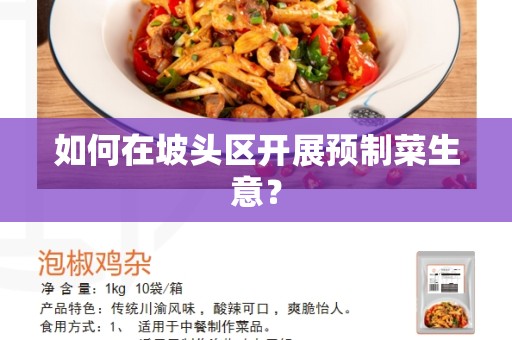如何在坡头区开展预制菜生意？