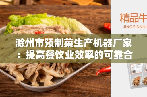 滁州市预制菜生产机器厂家：提高餐饮业效率的可靠合作伙伴