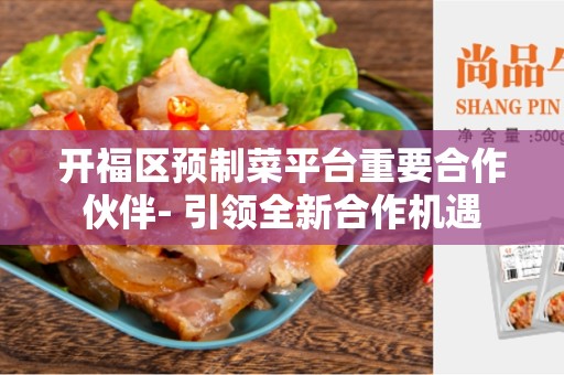 开福区预制菜平台重要合作伙伴- 引领全新合作机遇