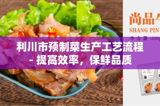 利川市预制菜生产工艺流程- 提高效率，保鲜品质