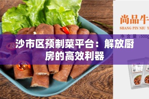 沙市区预制菜平台：解放厨房的高效利器