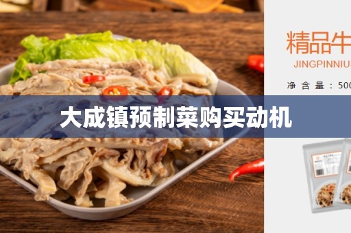 大成镇预制菜购买动机