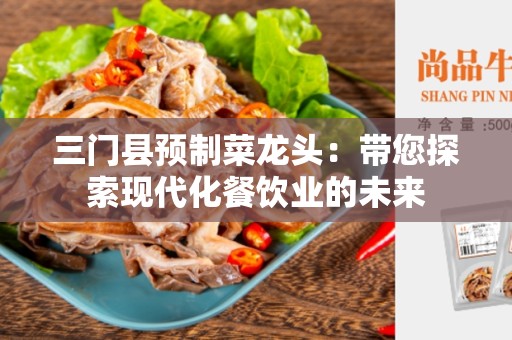 三门县预制菜龙头：带您探索现代化餐饮业的未来