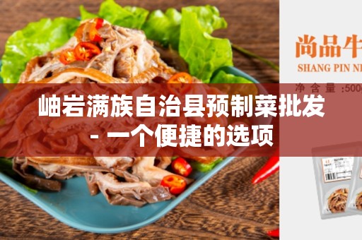 岫岩满族自治县预制菜批发- 一个便捷的选项