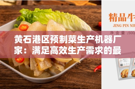 黄石港区预制菜生产机器厂家：满足高效生产需求的最佳选择