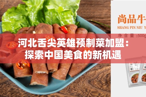 河北舌尖英雄预制菜加盟：探索中国美食的新机遇