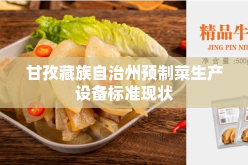 甘孜藏族自治州预制菜生产设备标准现状